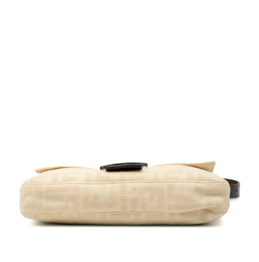 Fendi 2000-2010 Zucca Canvas Baguette Shoulder Bag